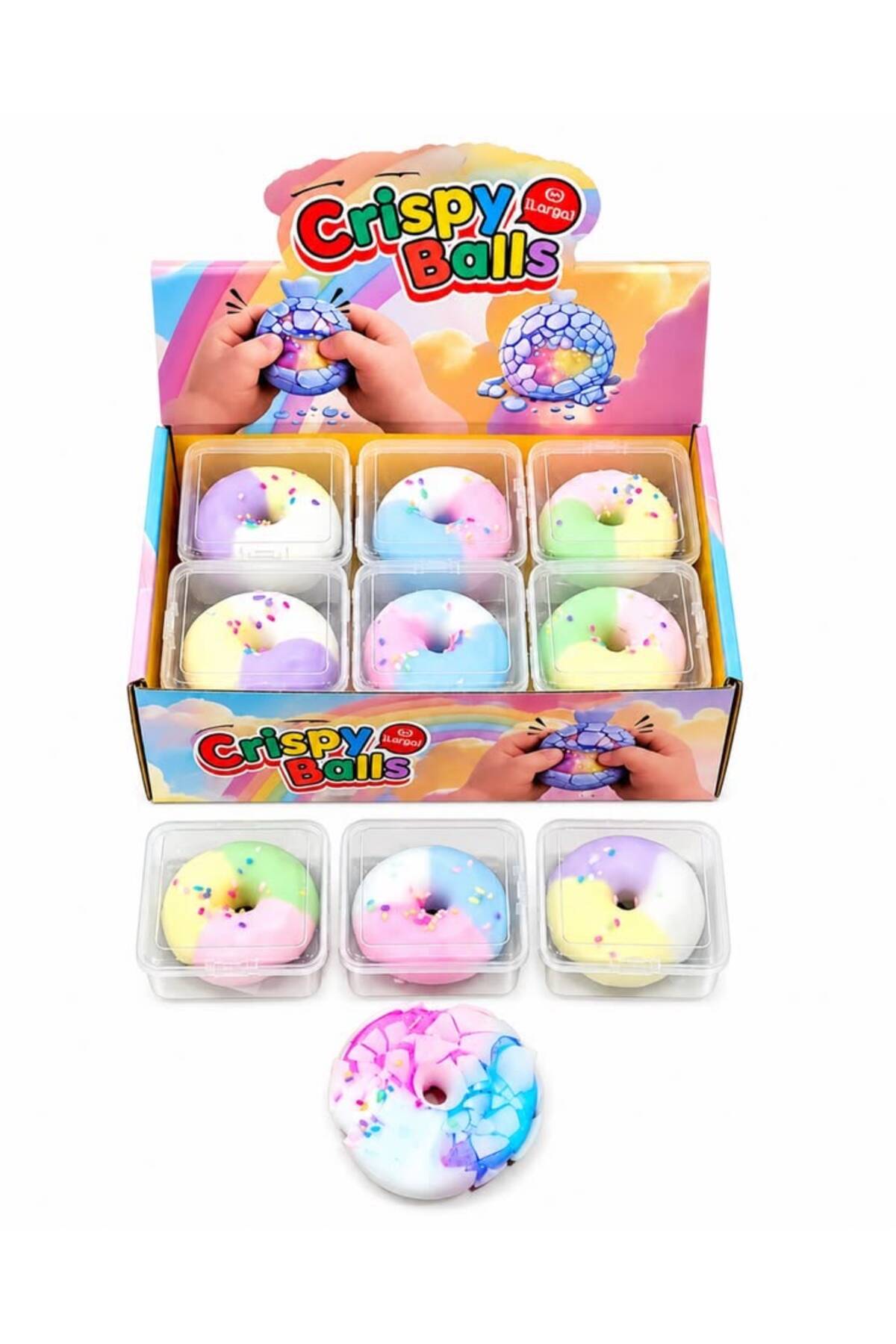 Crispy balls donut sukuşi çıtır kırılabilen rahatlatıcı sukuşi donut 1 adettir ( yenilmez )